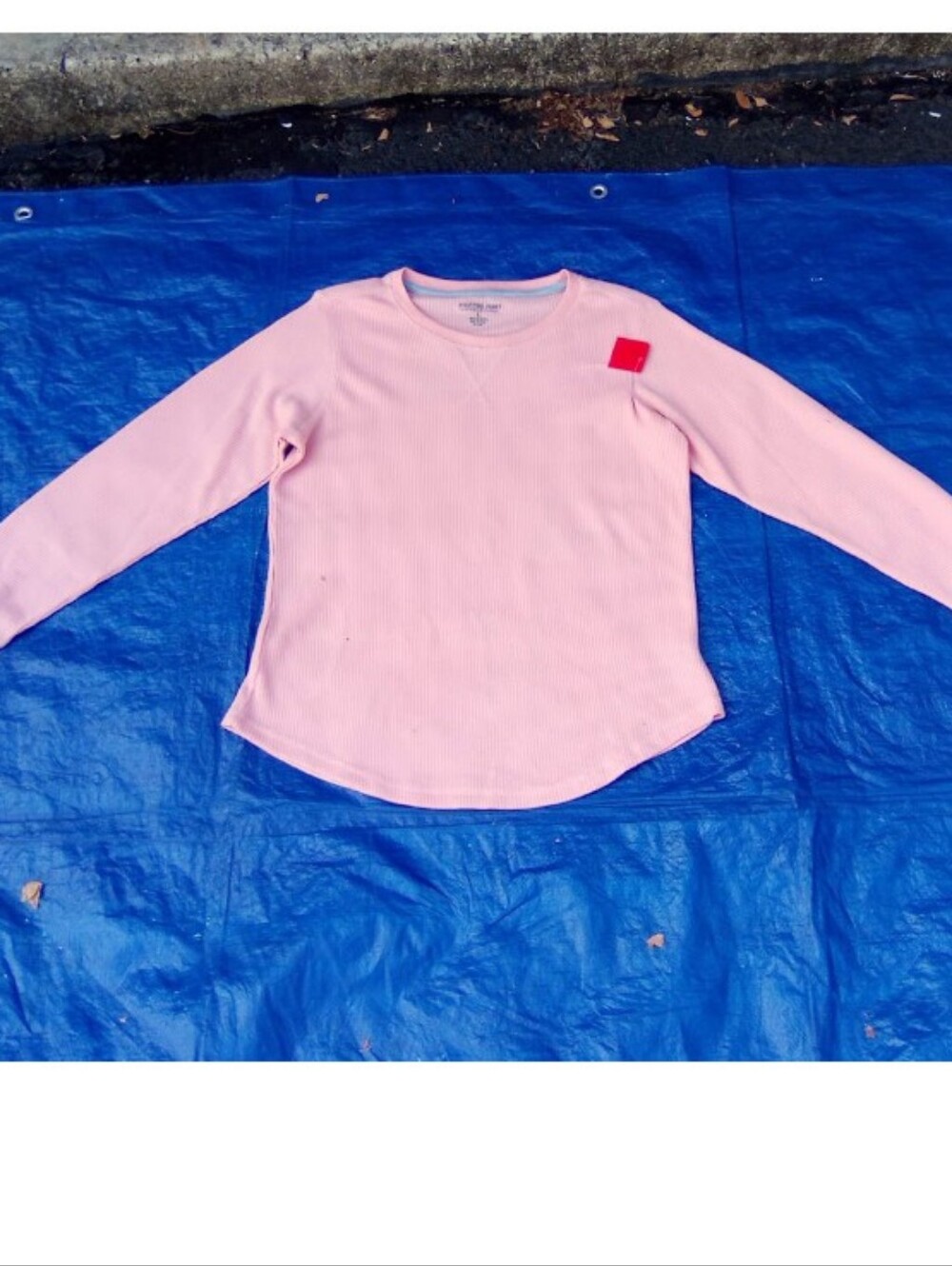 Long Sleeve Pink Thermal Top